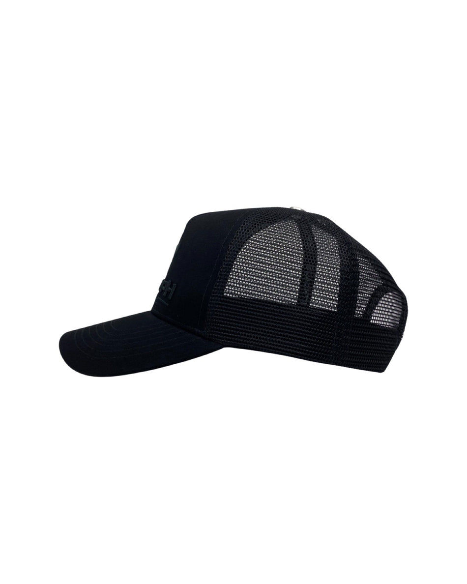 Midnight Black Embroidered Snapback 2.0
