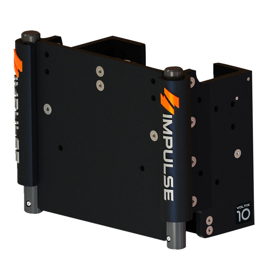 IMPULSE 10" Set Back Electric Jack Plate w/Standard Control - Black Anodize - Get Tight Gear