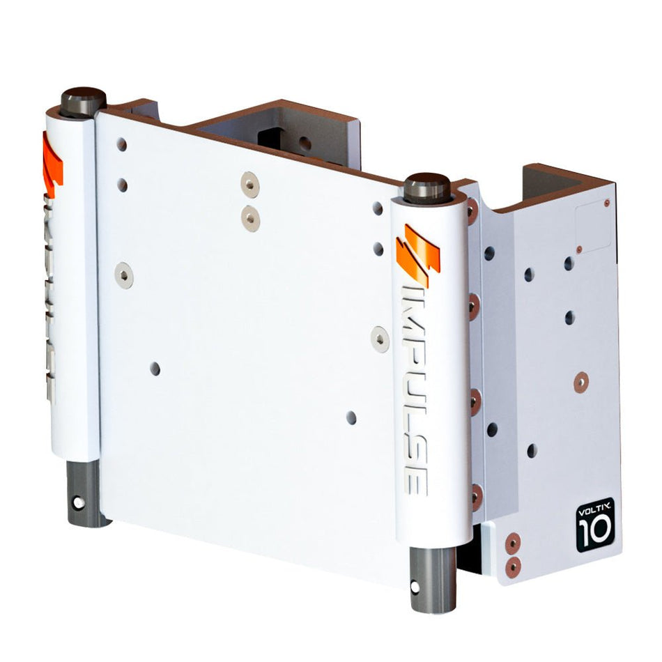 IMPULSE 10" Set Back Electric Jack Plate w/Standard Control - White Cerakote - Get Tight Gear