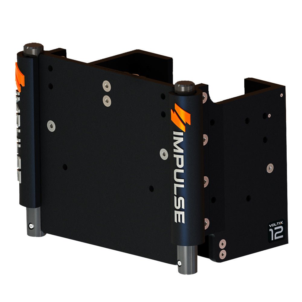 IMPULSE 12" Set Back Electric Jack Plate w/Standard Control - Black Anodize - Get Tight Gear
