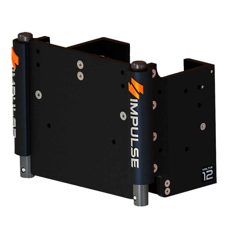 IMPULSE 12" Set Back Electric Jack Plate w/Standard Control - Black Anodize - Get Tight Gear