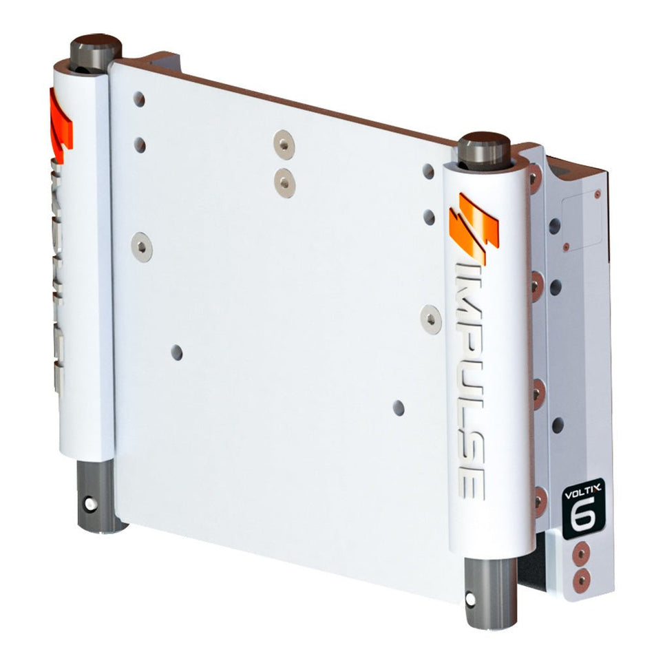 IMPULSE 6" Set Back Electric Jack Plate w/Standard Control - White Cerakote - Get Tight Gear