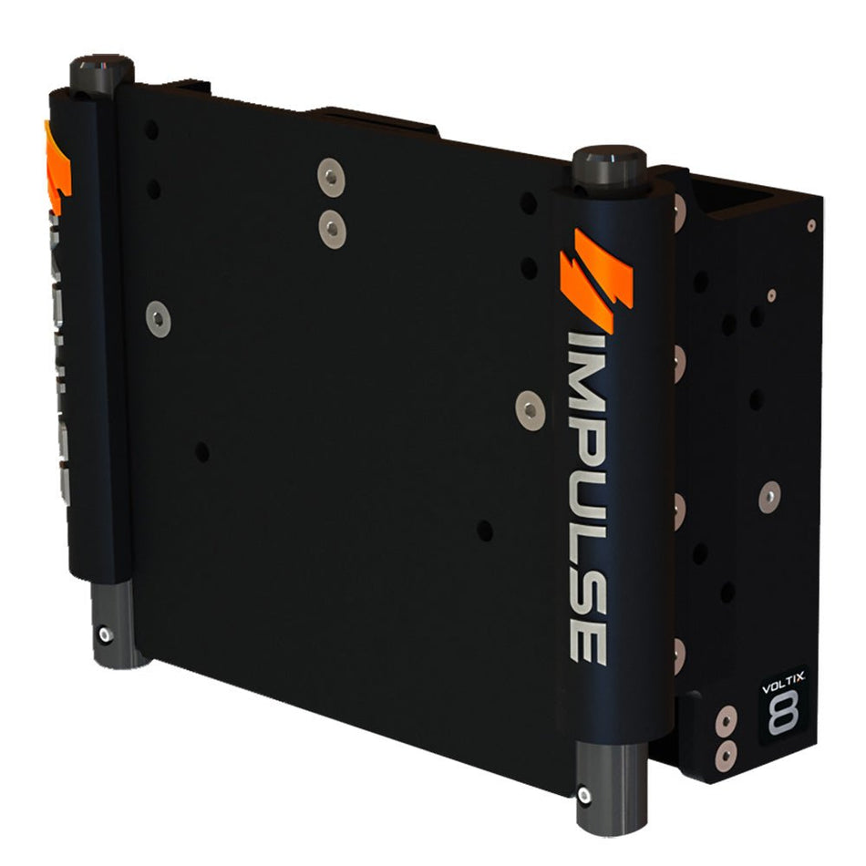 IMPULSE 8" Set Back Electric Jack Plate w/Standard Control - Black Anodize - Get Tight Gear