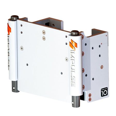 IMPULSE XL 10" Set Back Electric Jack Plate w/Standard Control - White Cerakote - Get Tight Gear