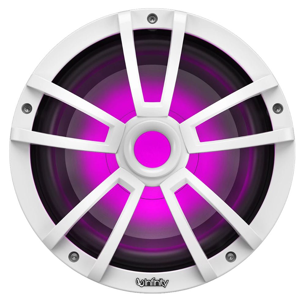 Infinity 10" Marine RGB Reference Series Subwoofer - White - Get Tight Gear