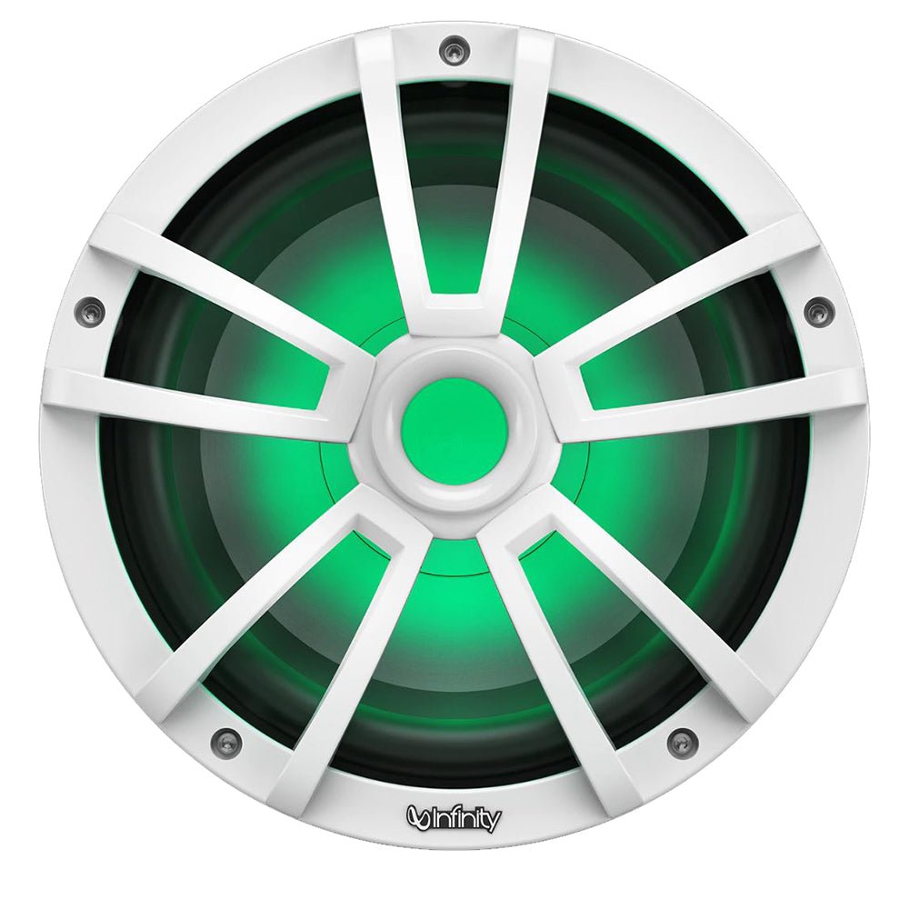 Infinity 10" Marine RGB Reference Series Subwoofer - White - Get Tight Gear