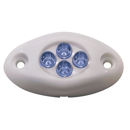 Innovative Lighting Courtesy Light - 4 LED Surface Mount - Blue LED/White Case - Get Tight Gear