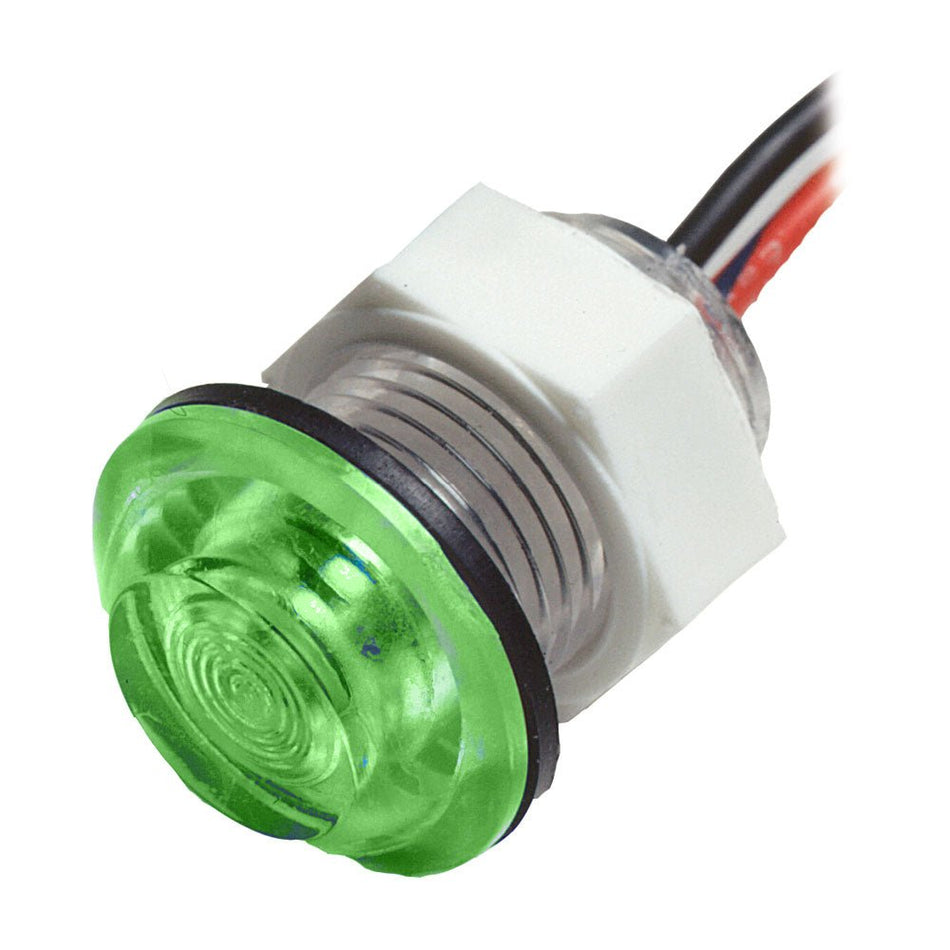 Innovative Lighting LED Bulkhead Livewell Light Flush Mount - Green - Get Tight Gear