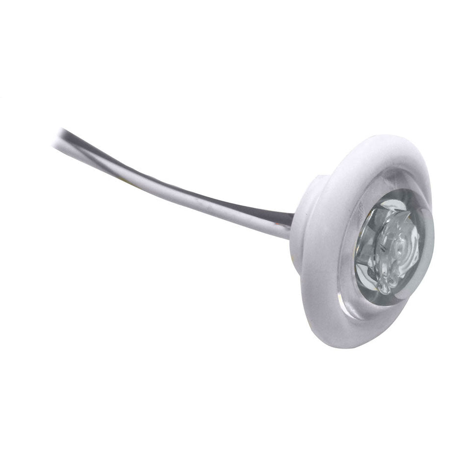 Innovative Lighting LED Bulkhead/Livewell Light "The Shortie" White LED w/ White Grommet - Get Tight Gear