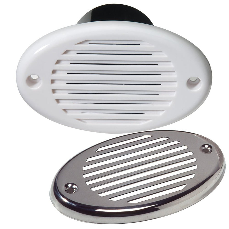 Innovative Lighting Marine Hidden Horn - White w/Stainless Steel Overlay - Get Tight Gear
