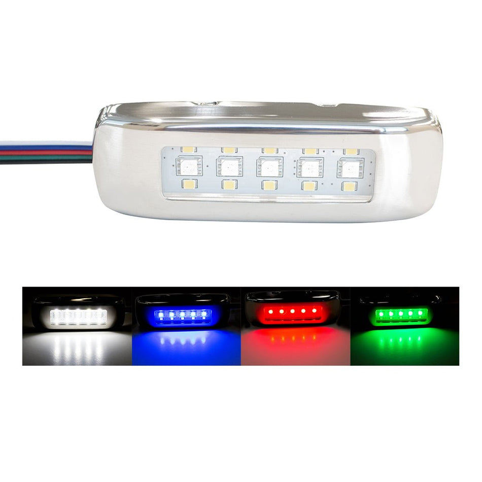 Innovative Lighting RGBW Tri - Lite w/Stainless Steel Bezel - Get Tight Gear