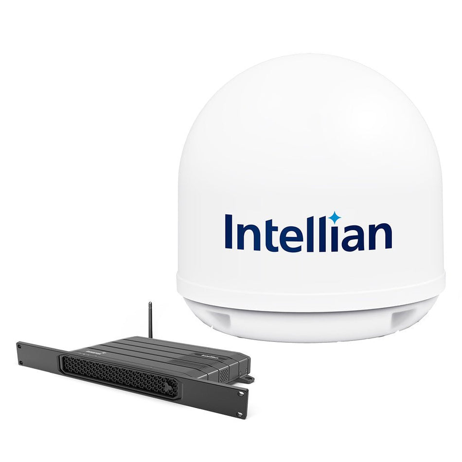 Intellian FB250 Inmarsat Fleet Broadband Maritime Terminal w/19" Rack Mount BDU - Get Tight Gear