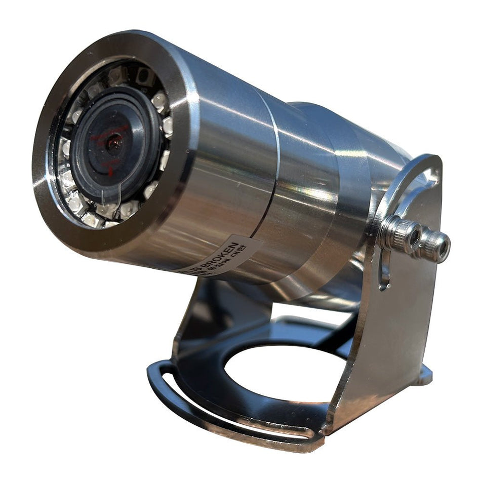 Iris 316 Stainless Steel Marine Camera - TVL - Wide Angle - Reversible - Nitrogen Purged - Infrared - Get Tight Gear