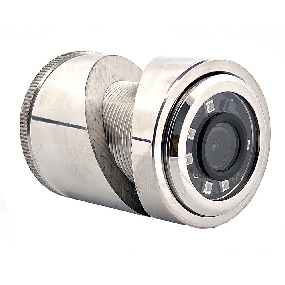 Iris 3MP Compact 316L Stainless Steel Thru - Hull/Panel IP Camera - 1.8mm Lens - Get Tight Gear