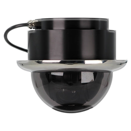 Iris Miniature Marine PTZ Dome Camera - Stainless Bezel - Hi - Resolution Analogue Sensor - 1000TVL - 4 in 1 Video Format - Get Tight Gear