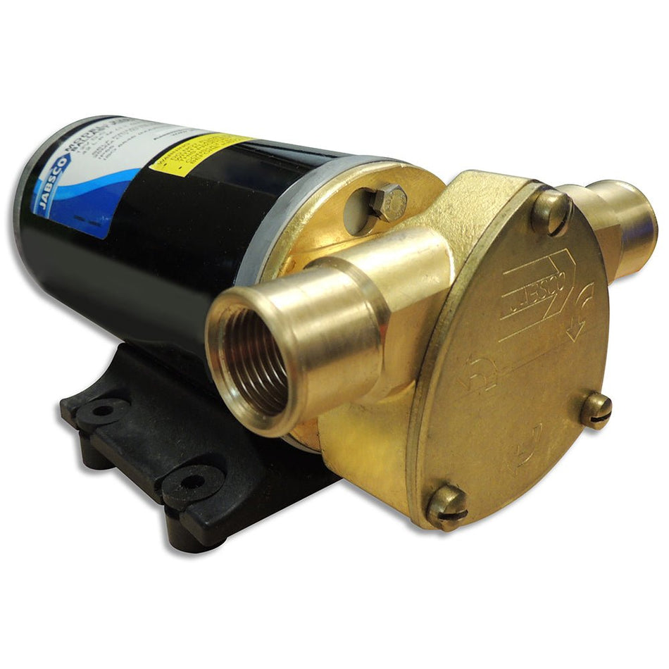 Jabsco Ballast King Bronze DC Pump w/o Switch - 15 GPM - Get Tight Gear