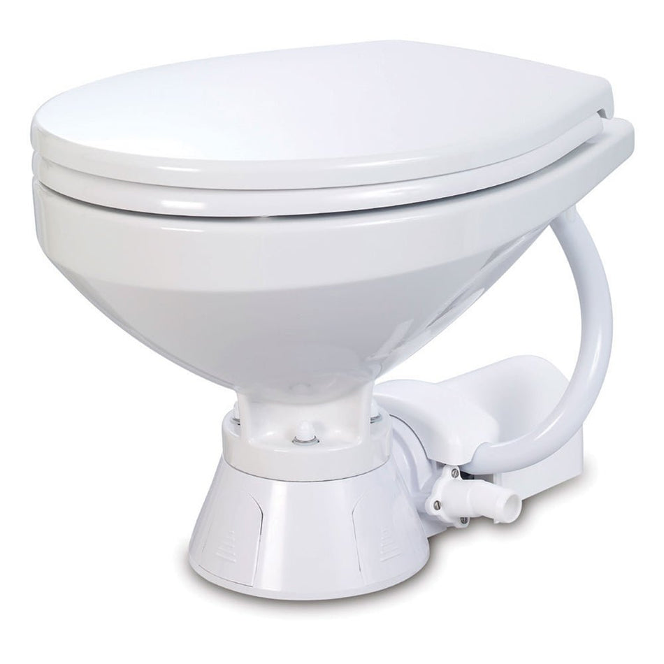 Jabsco Electric Marine Toilet - Regular Bowl w/Soft Close Lid - 24V - Get Tight Gear