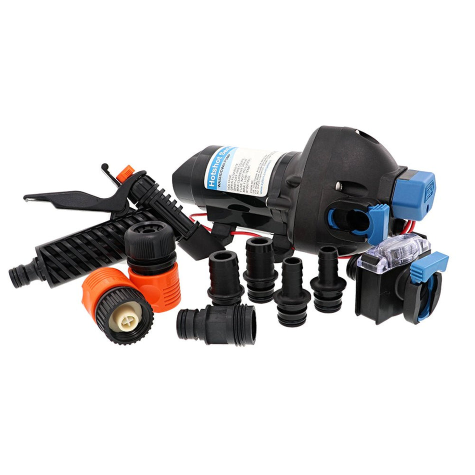 Jabsco HotShot 3 Washdown Pump - 12V - 3 GPM - 50 PSI - Get Tight Gear