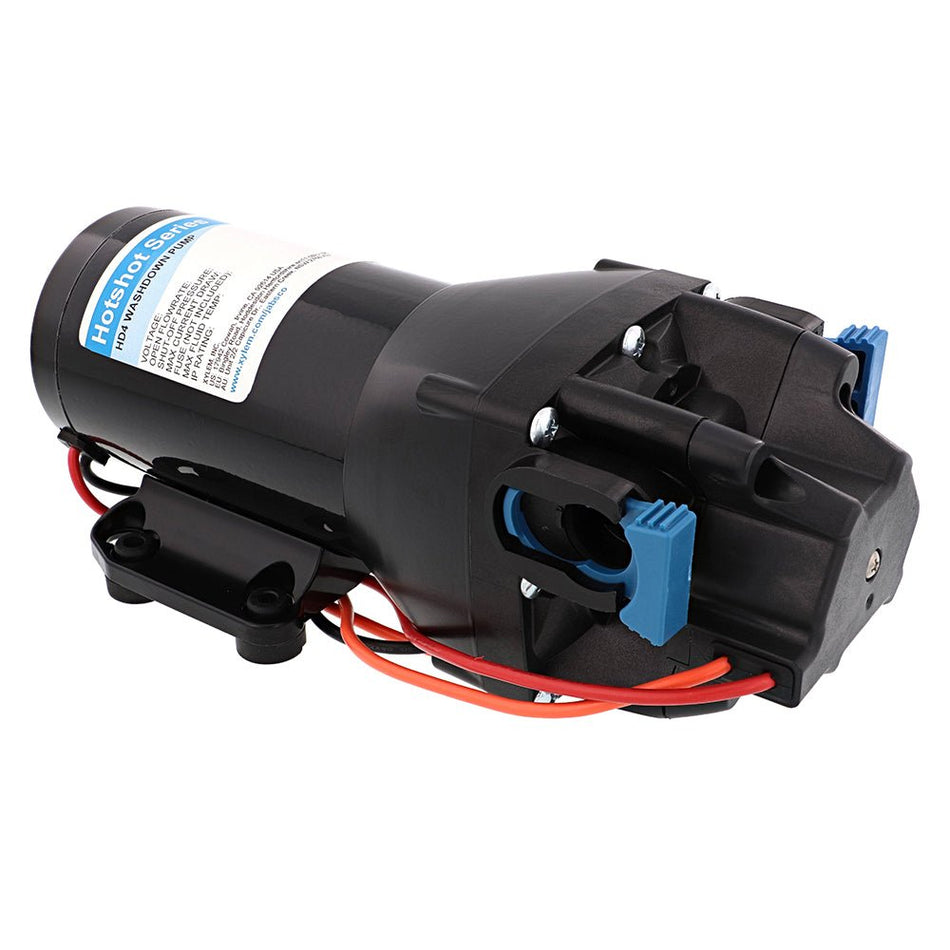 Jabsco HotShot HD4 Heavy Duty Washdown Pump w/25' HoseCoil - 12V - 4 GPM - 60 PSI - Get Tight Gear