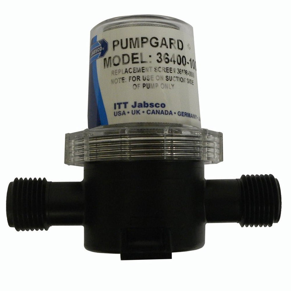 Jabsco Pumpguard In - Line Strainer - 1/2" NPT Port - Get Tight Gear