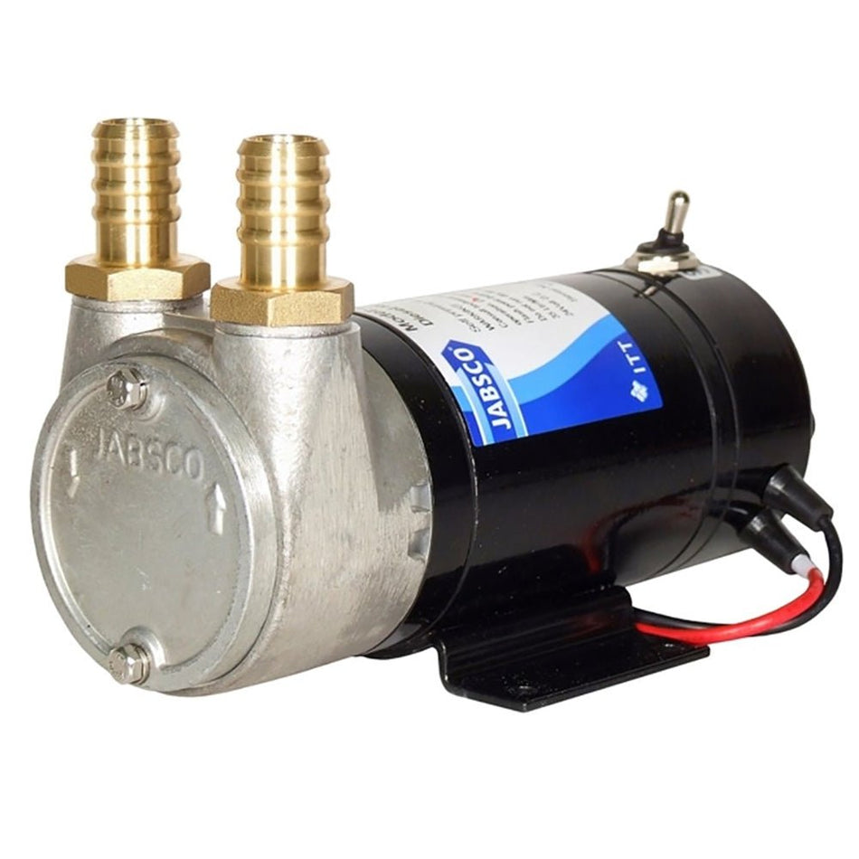 Jabsco Sliding Vane Self - Priming Diesel Transfer Pump - 9 GPM & 12V - Get Tight Gear