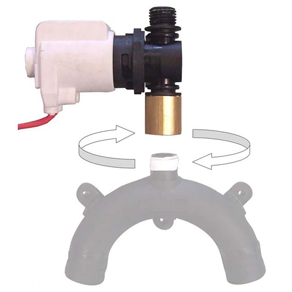 Jabsco Vented Loop Solenoid Valve f/37010 Series Toilet - Get Tight Gear