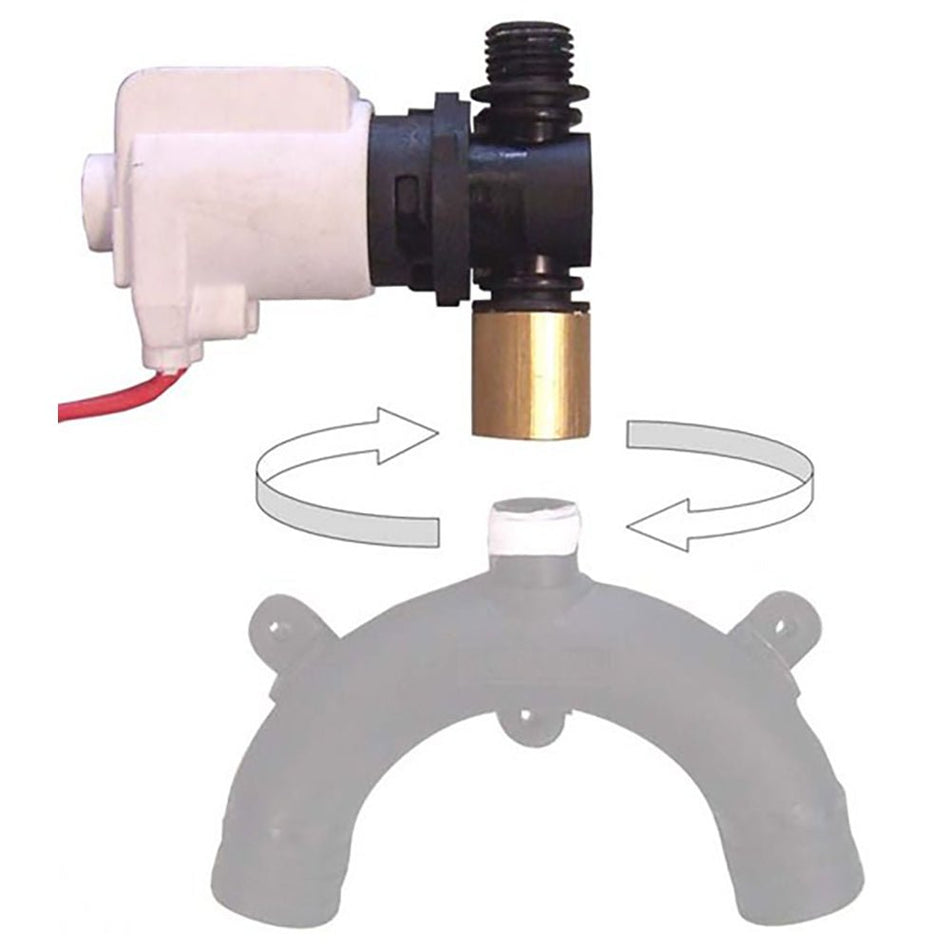 Jabsco Vented Loop Solenoid Valve f/37010 Series Toilet - Get Tight Gear