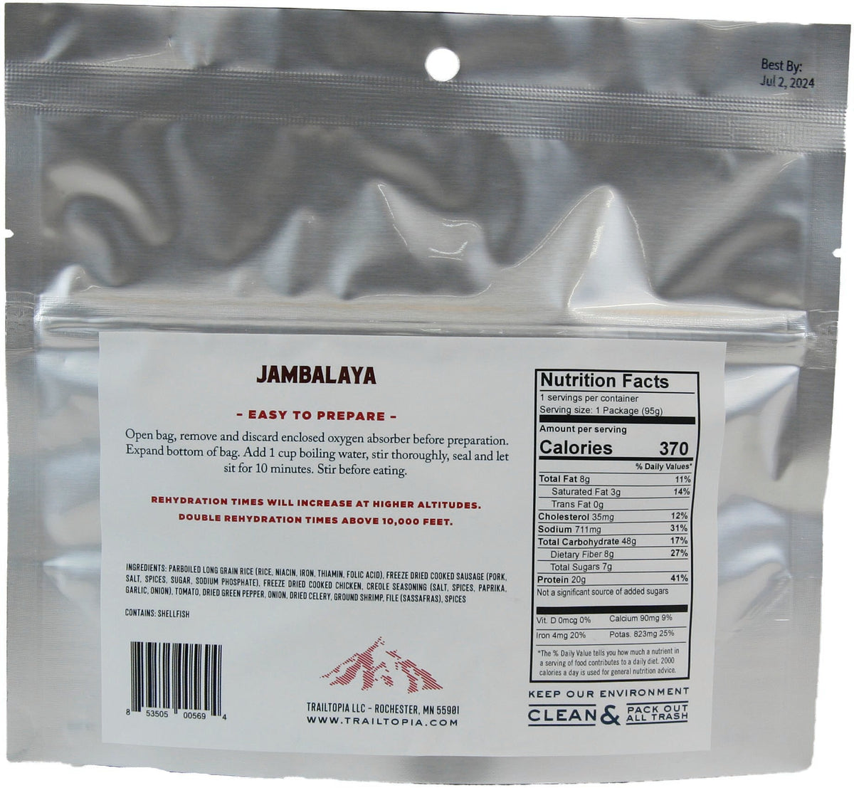 Jambalaya Gf Single Srv - Get Tight Gear