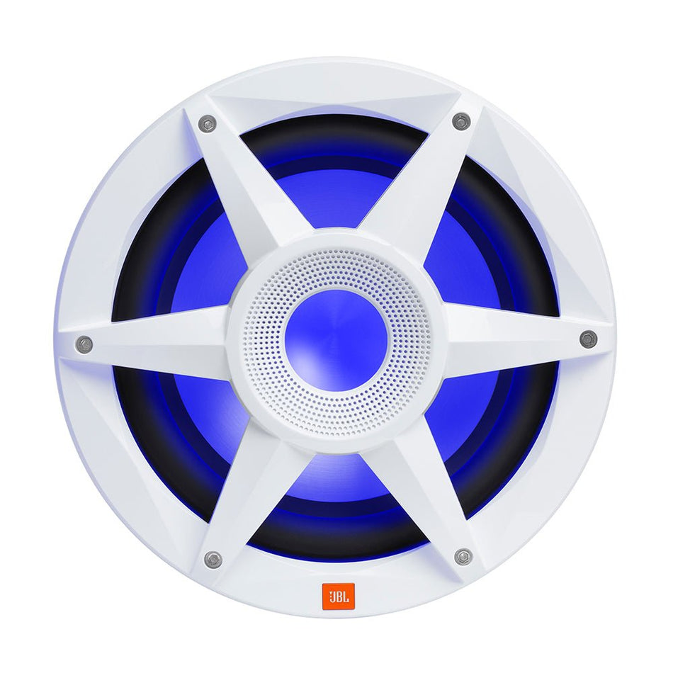 JBL 10" Marine RGB Passive Subwoofer - White Stadium Series - Get Tight Gear