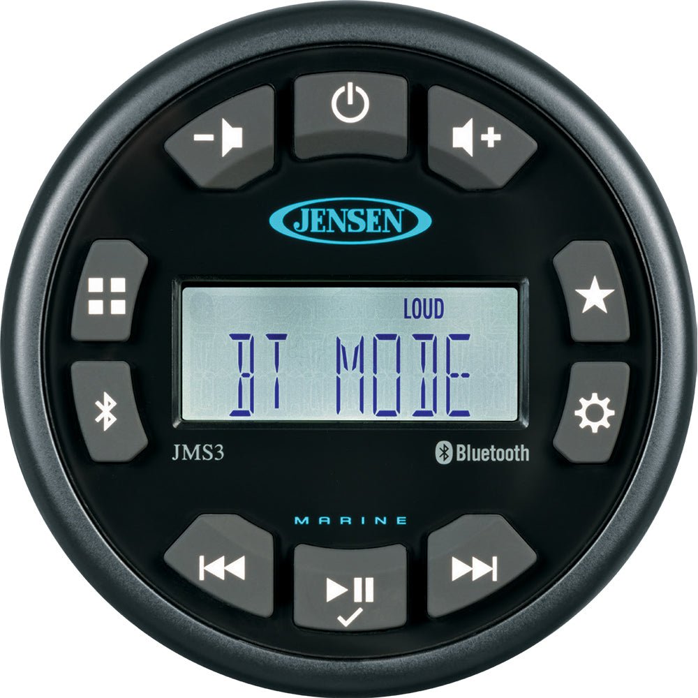 JENSEN JMS3RTL Stereo w/AM/FM/BT - Single Zone - Get Tight Gear