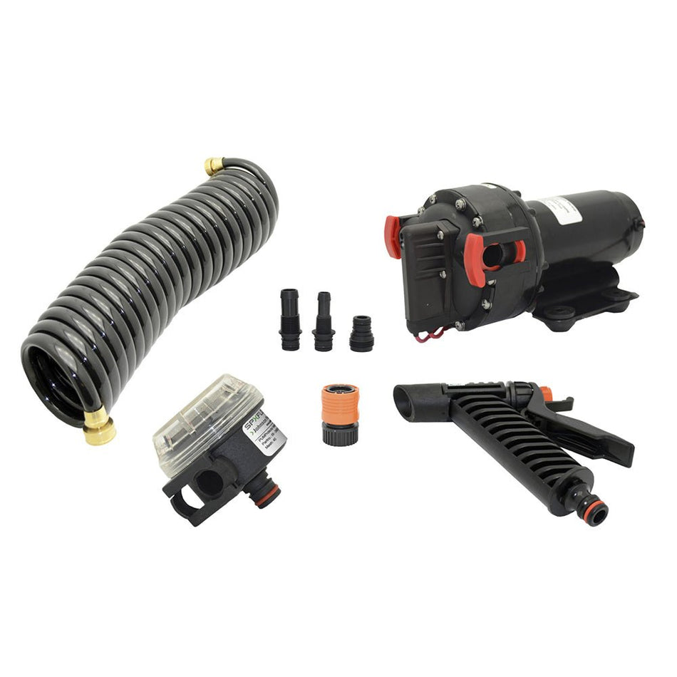 Johnson Pump Aqua Jet Washdown 4.0 GPM Pump Kit - 12V - Get Tight Gear