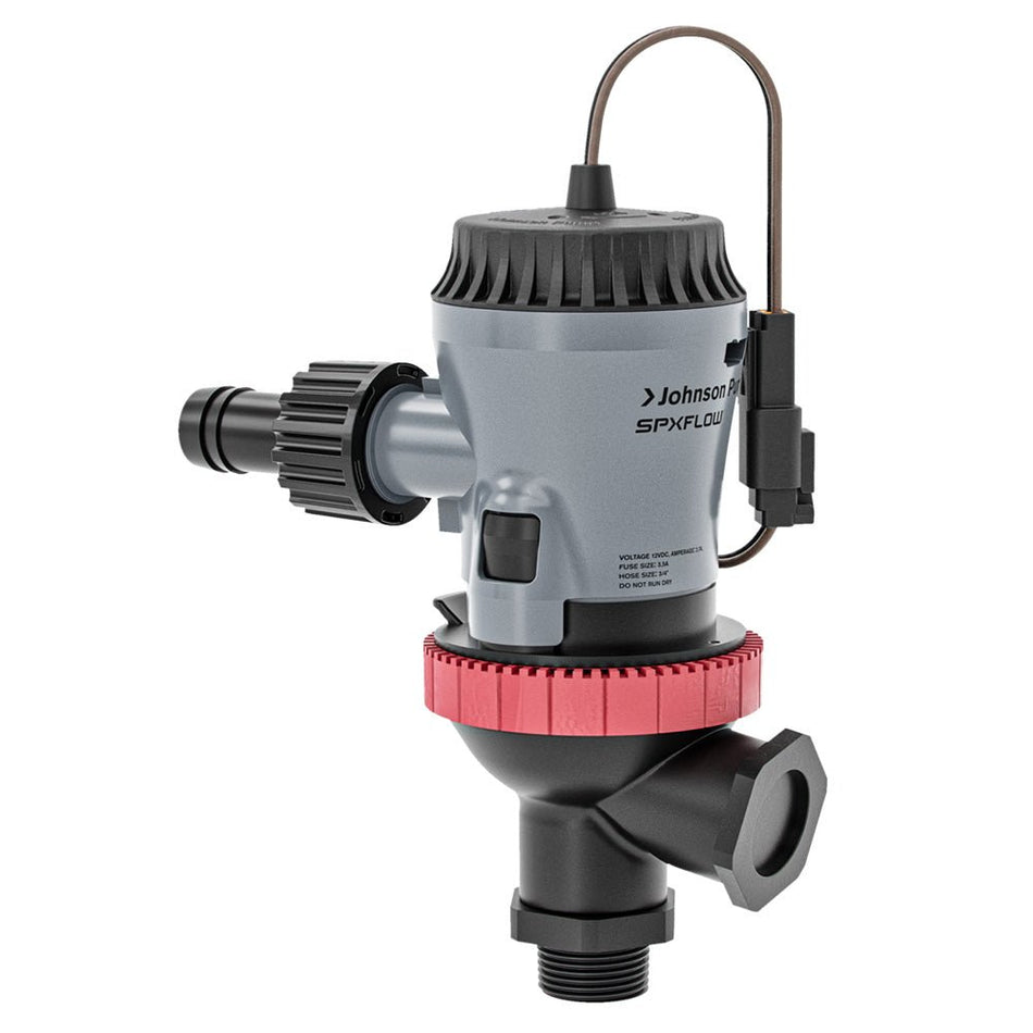 Johnson Pump Aqua O2 Twin Port 500 GPH Aerator Pump - Flex Mount - 12V - Get Tight Gear
