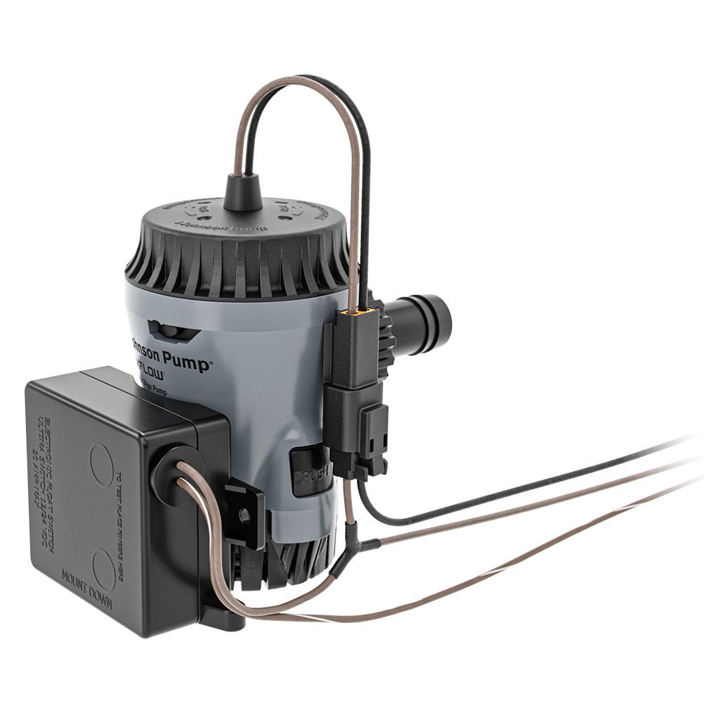 Johnson Pump Aqua Void Ultima Combo 500 GPH Bilge Pump - 12V - Get Tight Gear