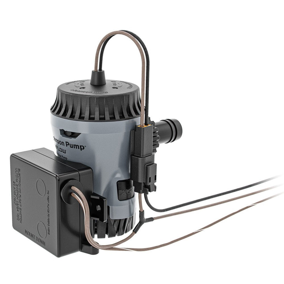 Johnson Pump Aqua Void Ultima Combo 500 GPH Bilge Pump - 12V - Get Tight Gear