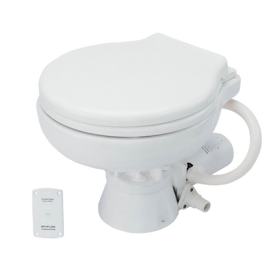 Johnson Pump AquaT Electric Marine Toilet - Super Compact - 12V - Get Tight Gear