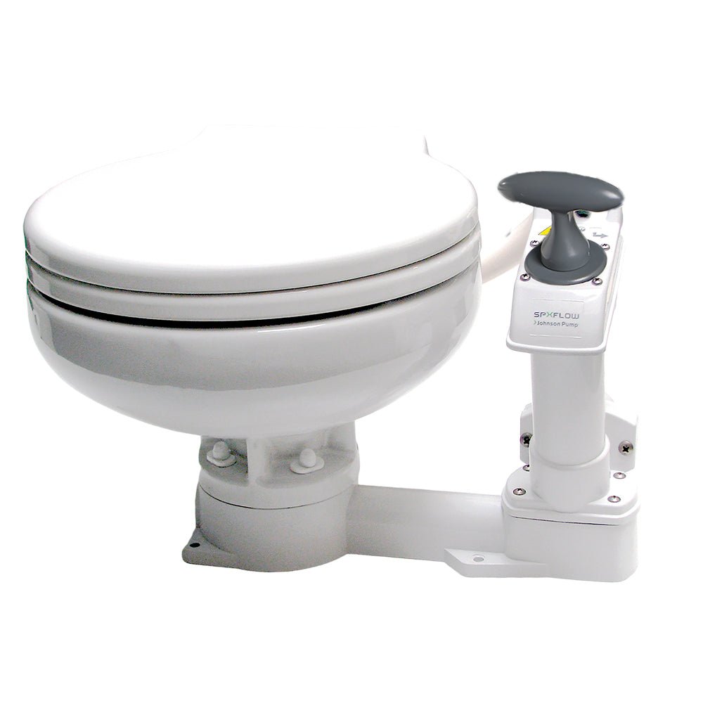Johnson Pump AquaT Manual Marine Toilet - Super Compact - Get Tight Gear