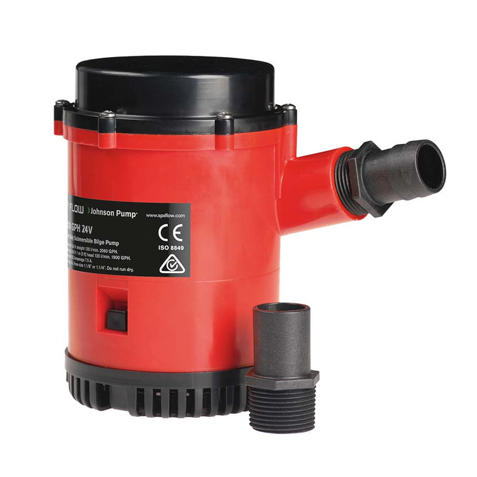Johnson Pump Heavy Duty Bilge Pump 2200 GPH - 24V - Get Tight Gear