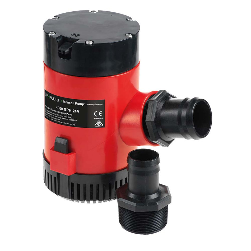 Johnson Pump Heavy Duty Bilge Pump 4000 GPH - 24V - Get Tight Gear