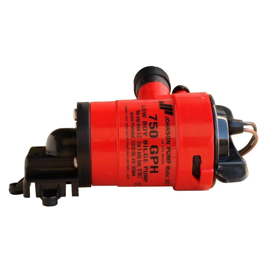 Johnson Pump Low Boy Bilge Pump - 1250 GPH, 12V - Get Tight Gear
