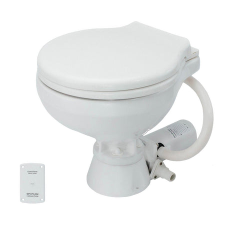 Johnson Pump Standard Electric Toilet - Comfort Macerator Style - 24V - Get Tight Gear