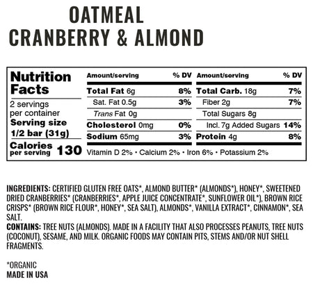 Kate's Real Food Oat/Crn/Almd - Get Tight Gear