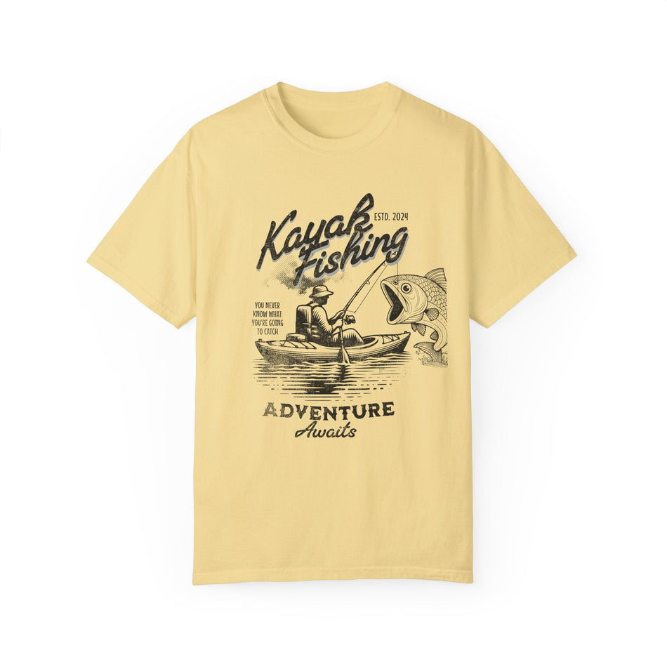 Kayak Fishing Adventure Unisex T-Shirt - Perfect for Outdoor Enthusiasts - Get Tight Gear