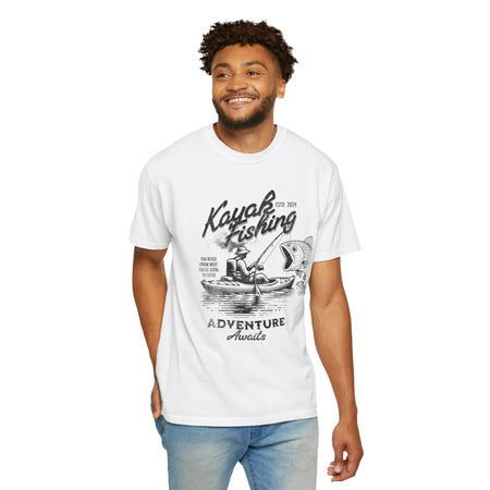 Kayak Fishing Adventure Unisex T-Shirt - Perfect for Outdoor Enthusiasts - Get Tight Gear