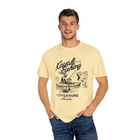 Kayak Fishing Adventure Unisex T-Shirt - Perfect for Outdoor Enthusiasts - Get Tight Gear