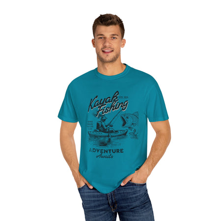 Kayak Fishing Adventure Unisex T-Shirt - Perfect for Outdoor Enthusiasts - Get Tight Gear
