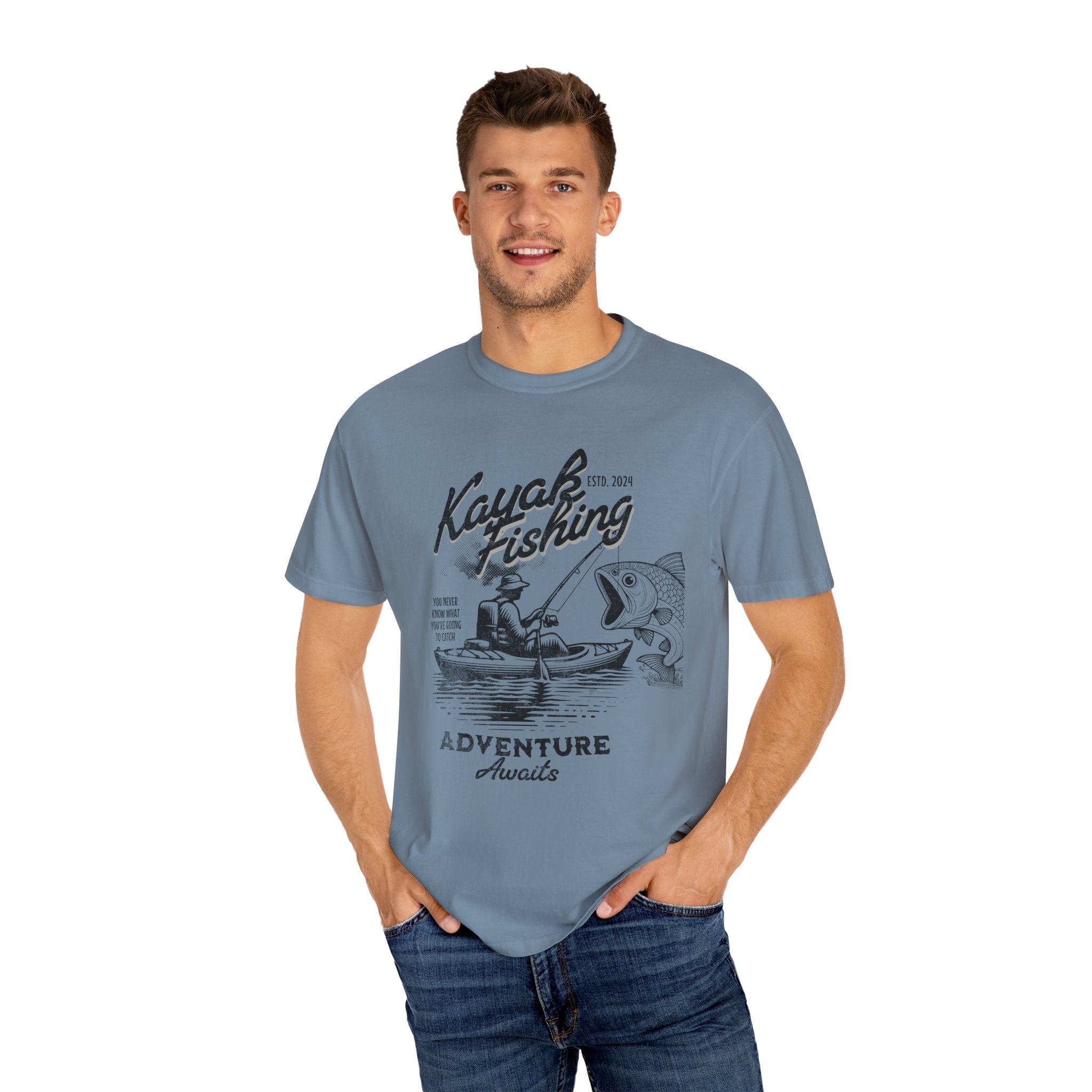 Kayak Fishing Adventure Unisex T-Shirt - Perfect for Outdoor Enthusiasts - Get Tight Gear