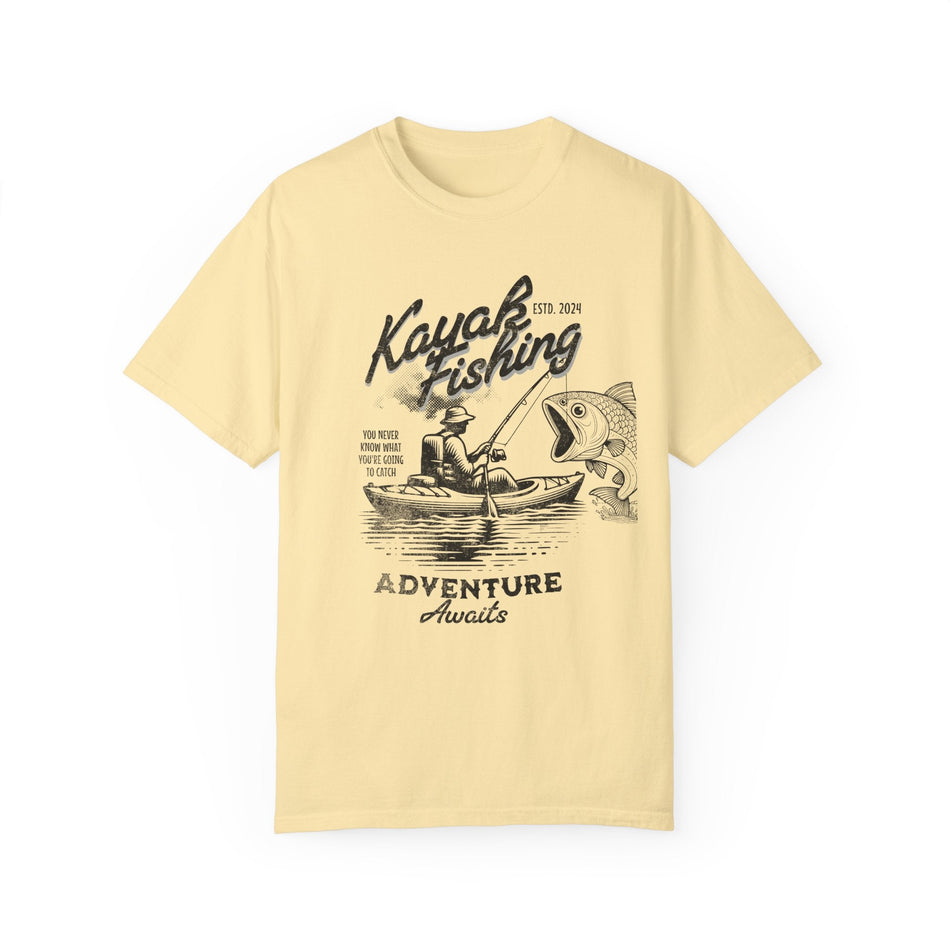Kayak Fishing Adventure Unisex T-Shirt - Perfect for Outdoor Enthusiasts - Get Tight Gear