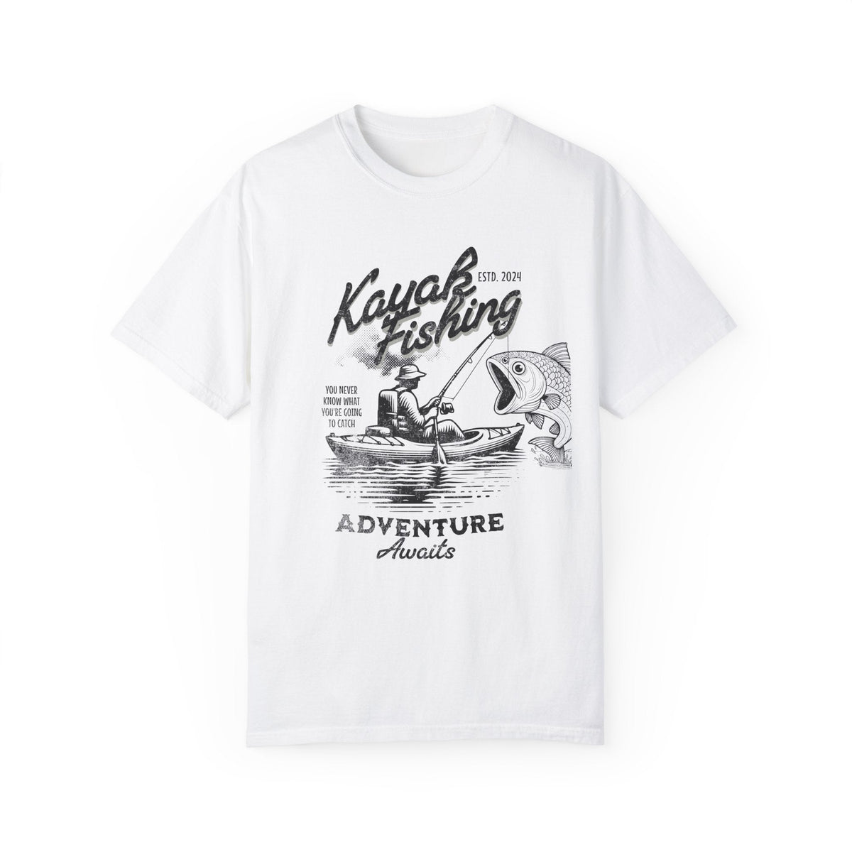 Kayak Fishing Adventure Unisex T-Shirt - Perfect for Outdoor Enthusiasts - Get Tight Gear