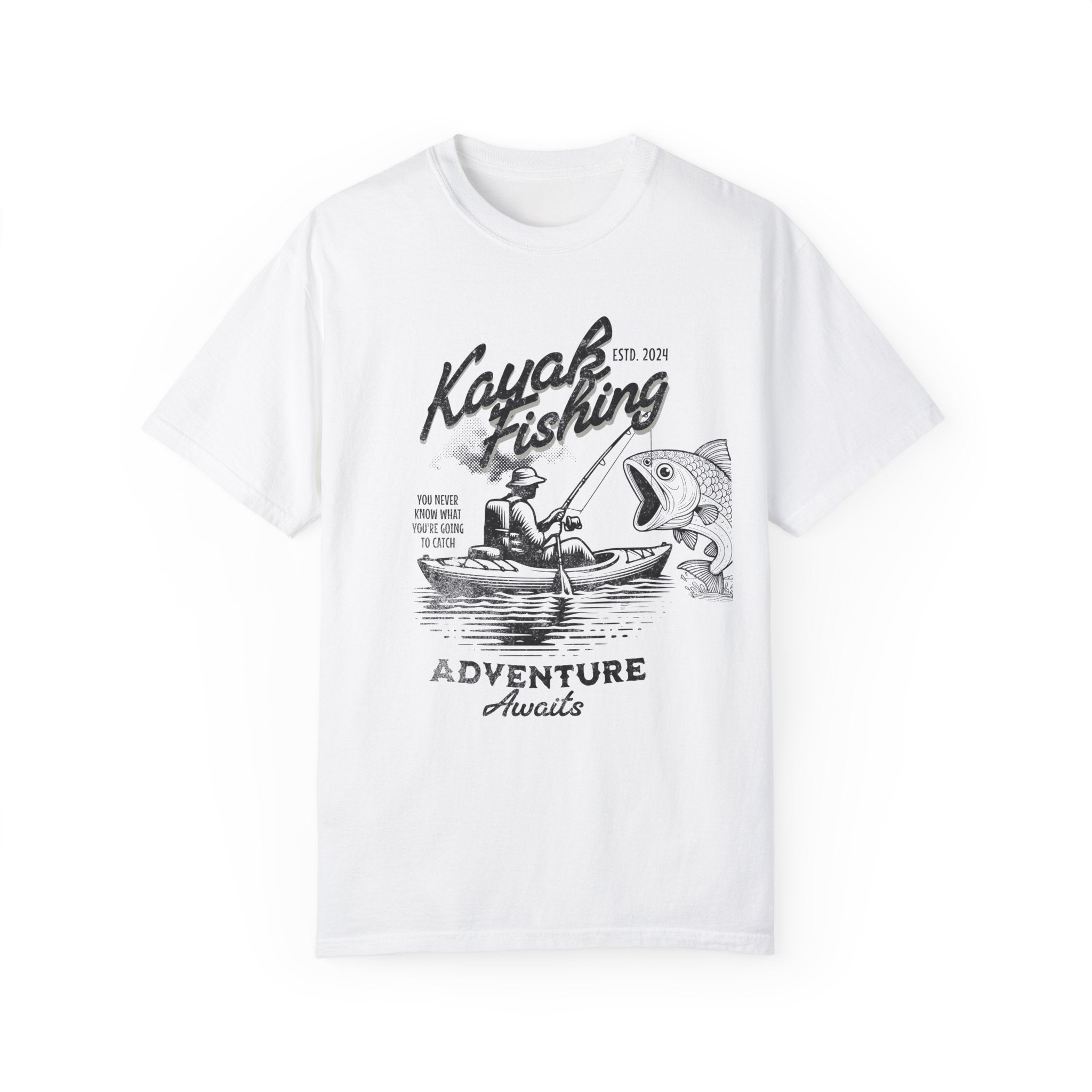 Kayak Fishing Adventure Unisex T-Shirt - Perfect for Outdoor Enthusiasts - Get Tight Gear