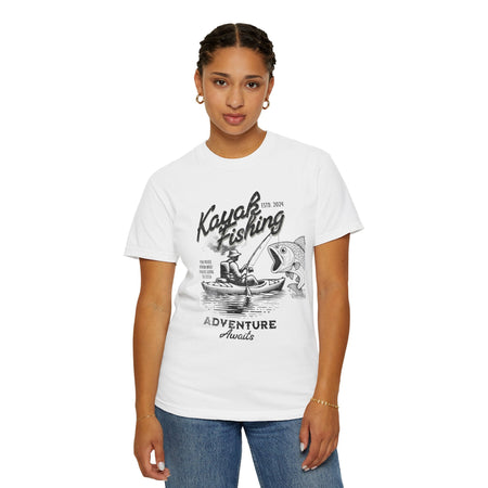 Kayak Fishing Adventure Unisex T-Shirt - Perfect for Outdoor Enthusiasts - Get Tight Gear